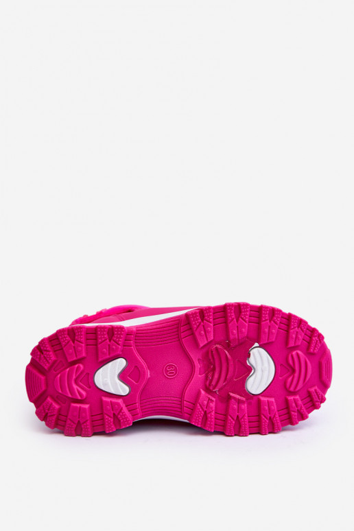 Schneestiefel mit Klebeverschlüssen für Kinder, rosa, Big Star MM374121