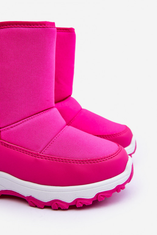 Schneestiefel mit Klebeverschlüssen für Kinder, rosa, Big Star MM374121
