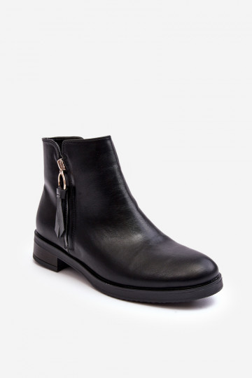 Schwarze Vasica-Damenstiefel