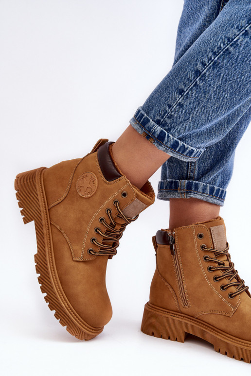 Gewärmte Stiefel in brauner Farbe Felizia Gewärmte Stiefel in brauner Farbe Felizia