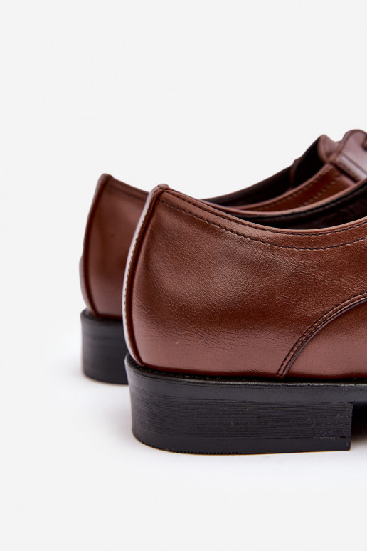 braune Harene-Schuhe