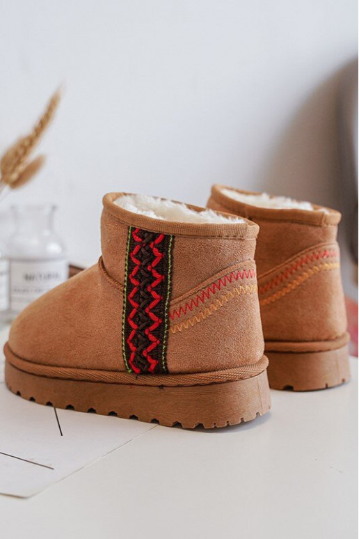 Schneestiefel Kinderstiefel erwärmte braune Farbe Leonora Schneestiefel Kinderstiefel erwärmte braune Farbe Leonora