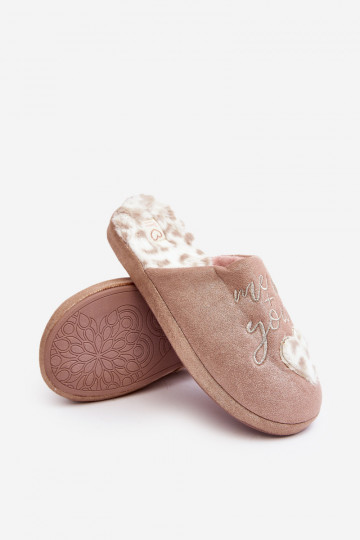 mit Glanz Hausschuhe rosa Geraja