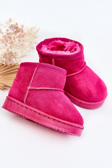 Warme Kinder-Winterstiefel in der Farbe Pink Gooby 2