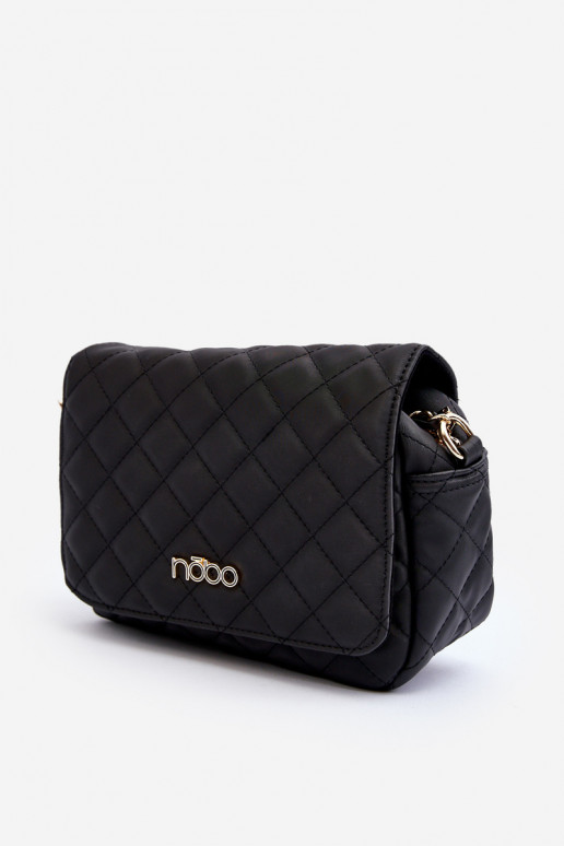 Modische Stepphandtasche NOBO NBAG-R3171-C020 schwarz