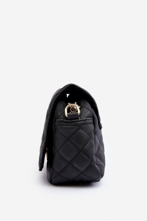 Modische Stepphandtasche NOBO NBAG-R3171-C020 schwarz