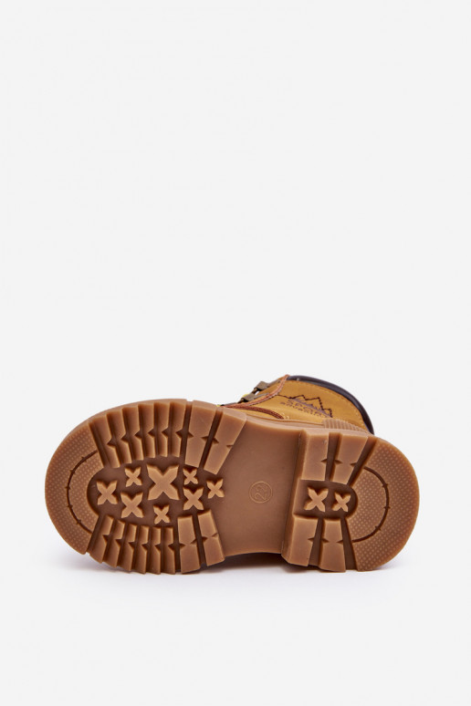 Warme Kinderschuhe Stiefel braune Farbe Walter Warme Kinderschuhe Stiefel braune Farbe Walter