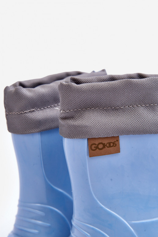 Gummischuhe Kinder KIMMY blaue Farbe GoKids 951