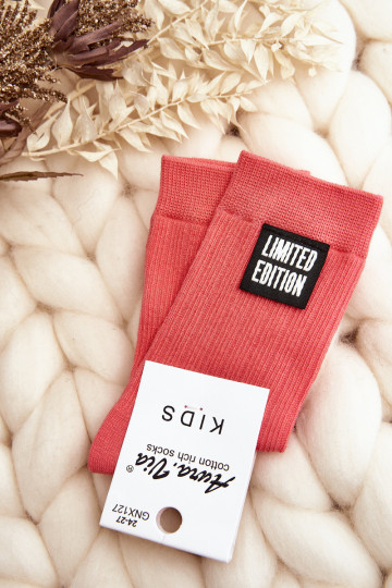 Kindersocken in rosa Farbe 2