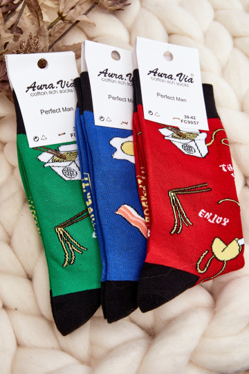rot gemusterte Socken 2