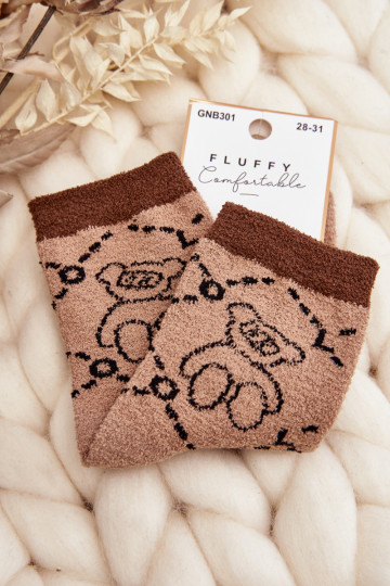 Warme Socken in brauner Farbe 2