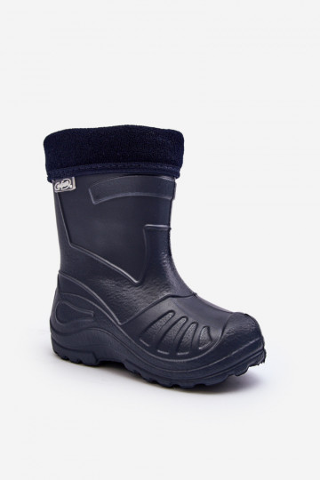 Gewärmte Gummischuhe für Kinder Befado 162X103 dunkelblau