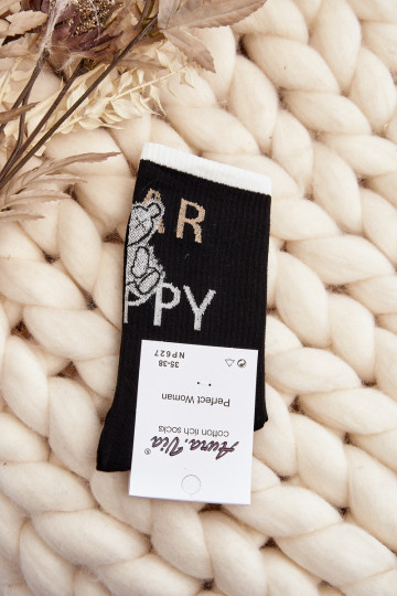 Socken mit der Aufschrift I m black