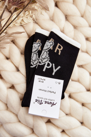 Socken mit der Aufschrift I m black 2