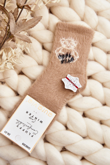 Kindersocken beige