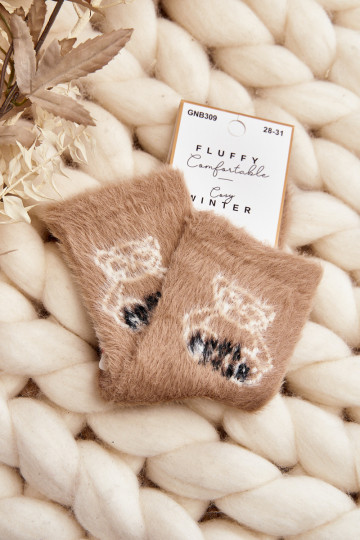 Kindersocken beige 2