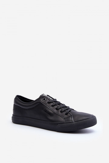 Freizeitschuhe aus Öko-Leder in der Farbe Schwarz Big Star JJ174234