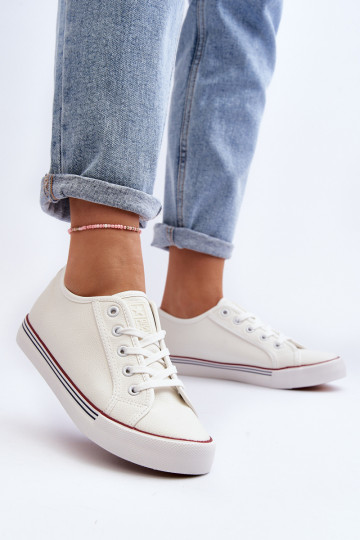 Damenschuhe aus Öko-Leder in der Farbe Weiß Lirean