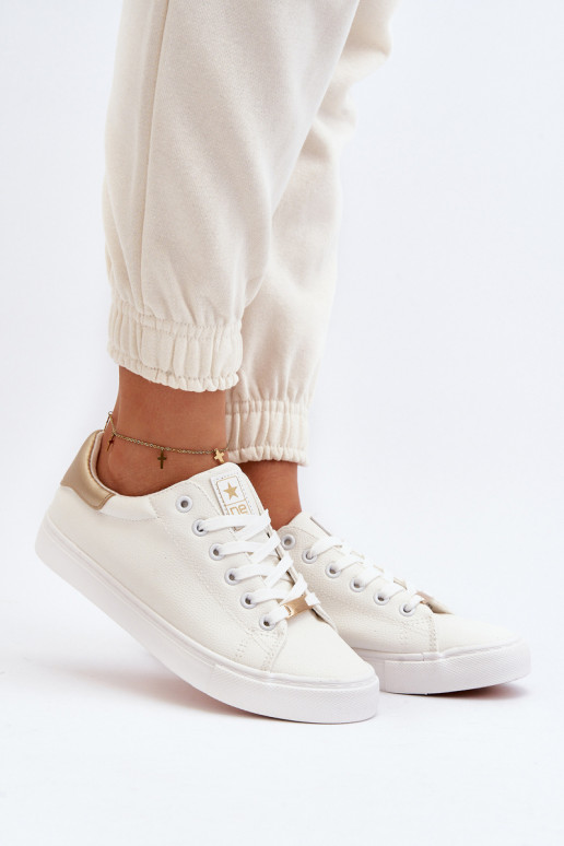 Freizeitschuhe aus Öko-Leder in der Farbe Weiß Tiraelle Freizeitschuhe aus Öko-Leder in der Farbe Weiß Tiraelle