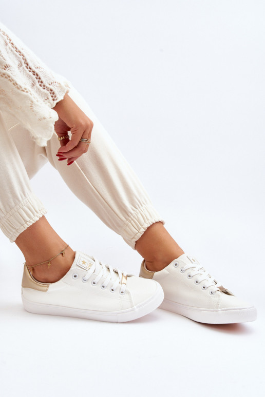 Freizeitschuhe aus Öko-Leder in der Farbe Weiß Tiraelle