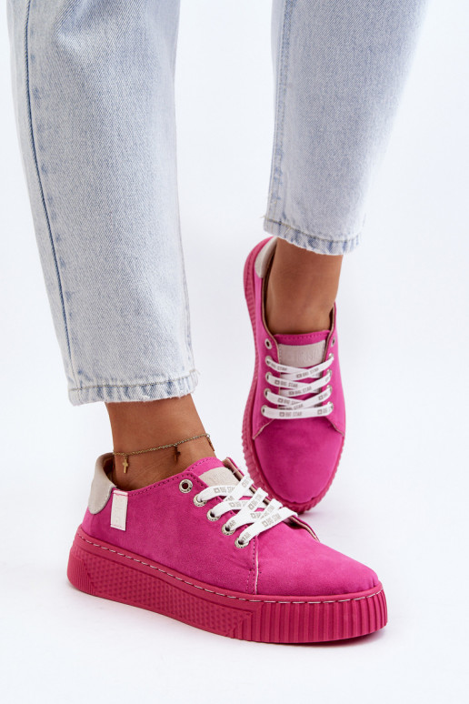 Freizeitschuhe MEMORY FOAM SYSTEM BIG STAR NN276004 rosa Farbe