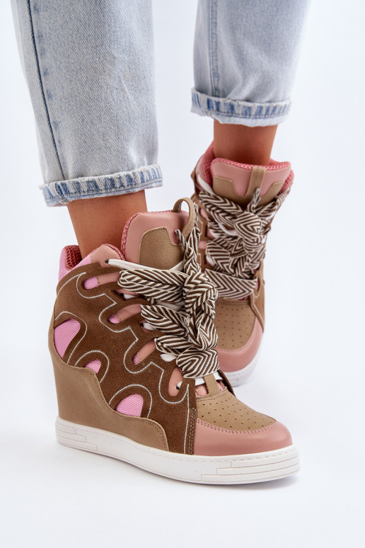 Turnschuhe Modell Schuhe rosa Farbe Leoppa Turnschuhe Modell Schuhe rosa Farbe Leoppa
