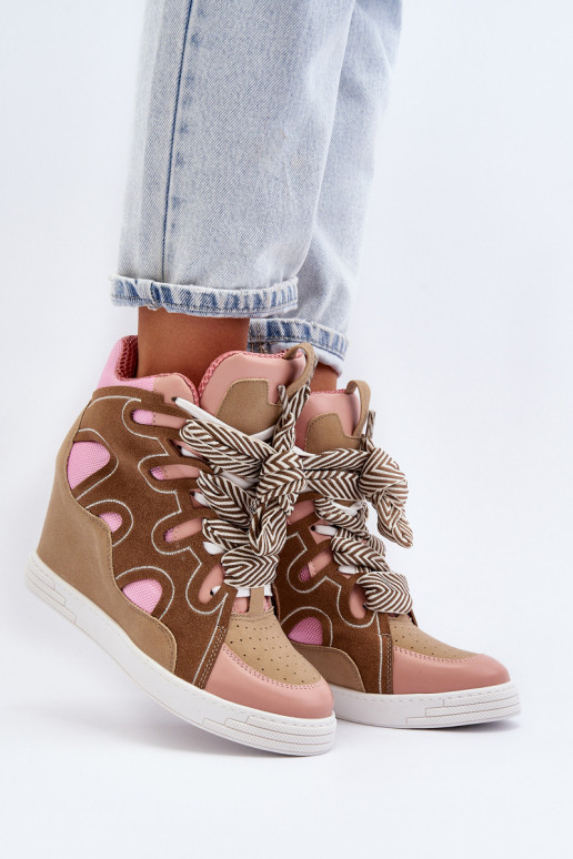 Turnschuhe Modell Schuhe rosa Farbe Leoppa Turnschuhe Modell Schuhe rosa Farbe Leoppa