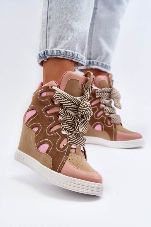 Turnschuhe Modell Schuhe rosa Farbe Leoppa Turnschuhe Modell Schuhe rosa Farbe Leoppa