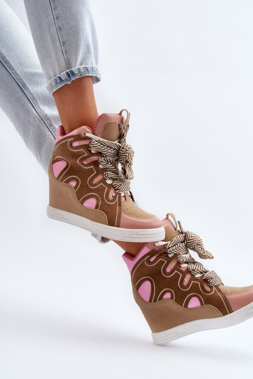 Turnschuhe Modell Schuhe rosa Farbe Leoppa Turnschuhe Modell Schuhe rosa Farbe Leoppa