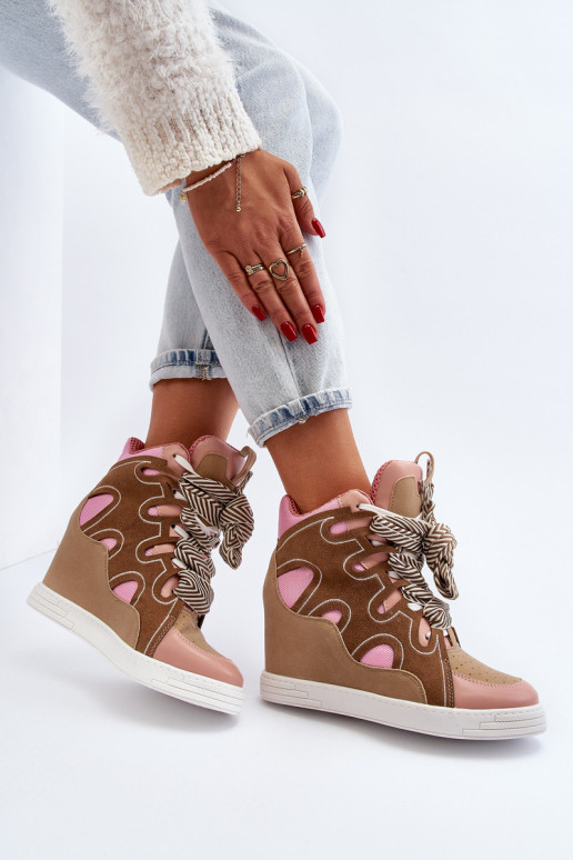 Turnschuhe Modell Schuhe rosa Farbe Leoppa Turnschuhe Modell Schuhe rosa Farbe Leoppa