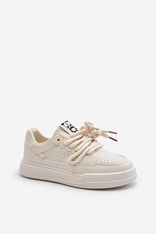 Sneakers Modell Schuhe Eco Beige Farbe Avanalis Sneakers Modell Schuhe Eco Beige Farbe Avanalis