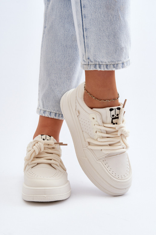 Sneakers Modell Schuhe Eco Beige Farbe Avanalis Sneakers Modell Schuhe Eco Beige Farbe Avanalis