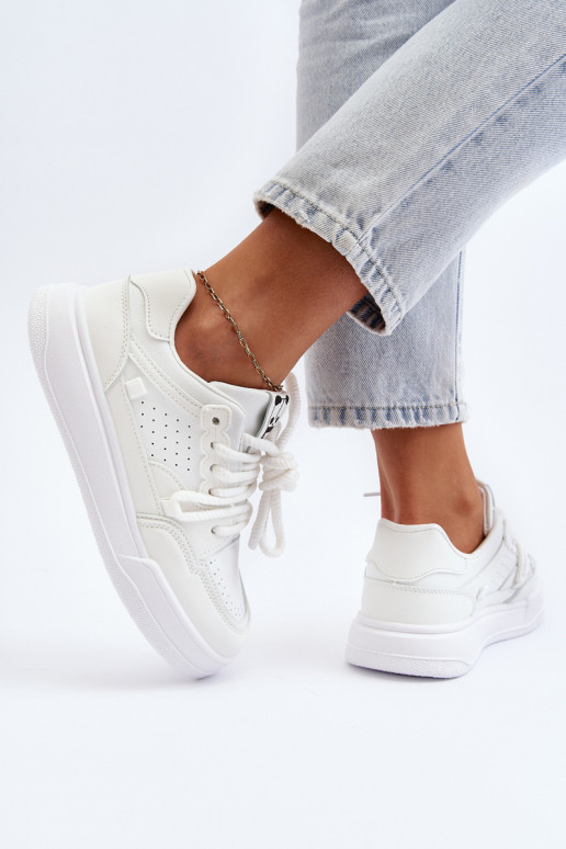 Sneakers Modell Schuhe Eko weiße Farbe Avanalis Sneakers Modell Schuhe Eko weiße Farbe Avanalis