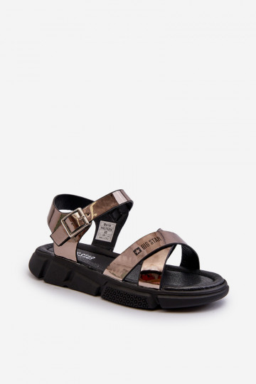 Sandalen Kinder Big Star NN374264 schwarze Farbe