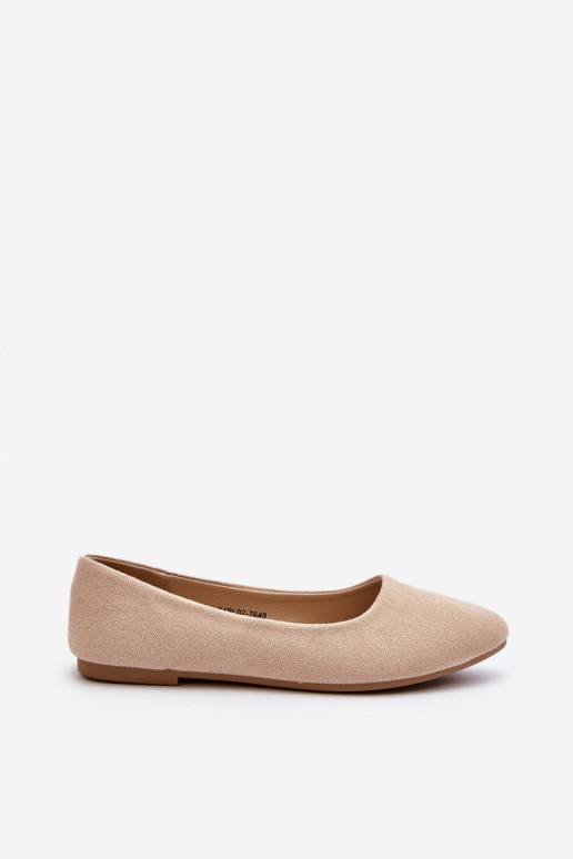 Wildleder-Ballerinas beige Kommia Wildleder-Ballerinas beige Kommia