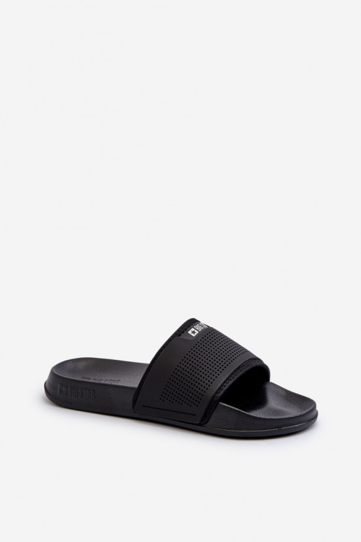 Leichte Herrenhausschuhe Big Star NN174694 schwarz