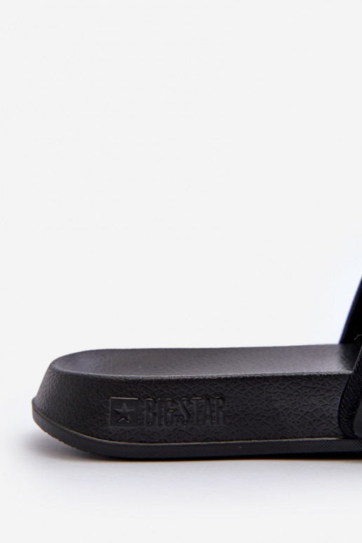 Leichte Herrenhausschuhe Big Star NN174694 schwarz