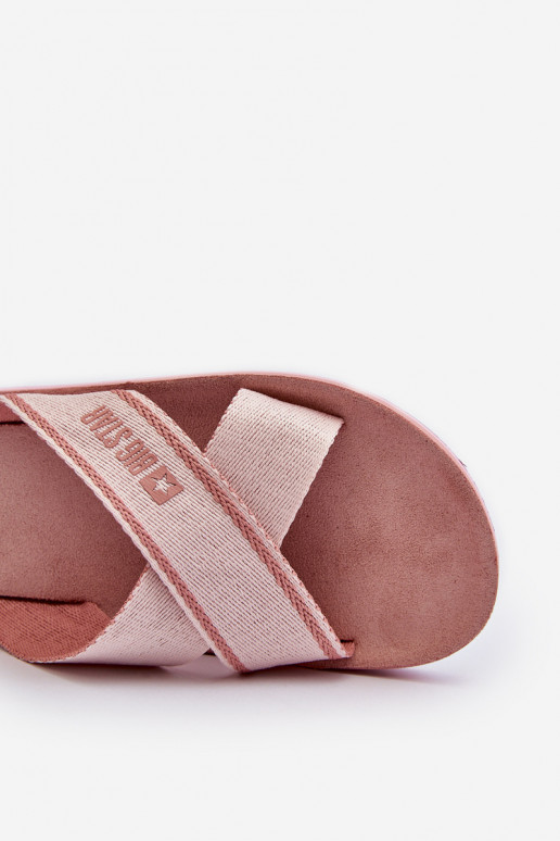 Damenhausschuhe Big Star NN274A058 rosa