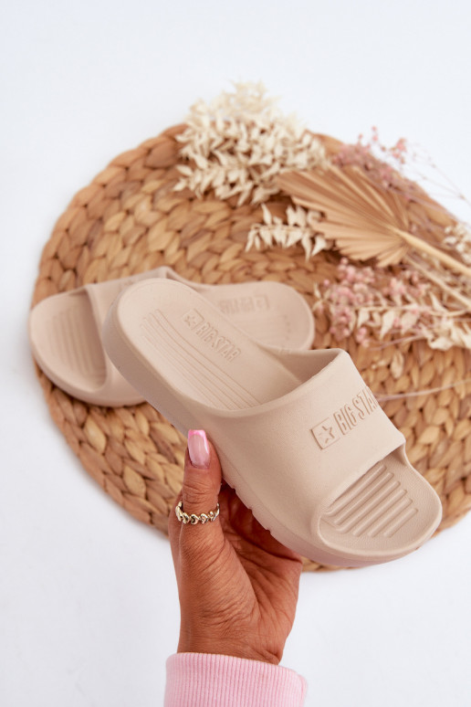 Leichte Hausschuhe für Kinder Big Star NN374559 beige