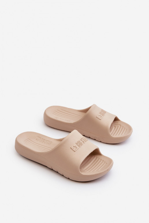 Leichte Hausschuhe für Kinder Big Star NN374559 beige