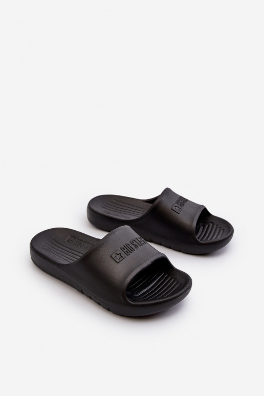 Leichte Hausschuhe für Kinder Big Star NN374556 schwarze Farbe