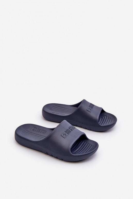 Leichte Hausschuhe für Kinder Big Star NN374557 dunkelblau