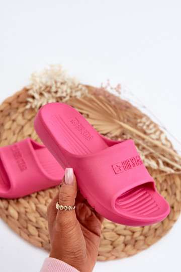 Leichte Hausschuhe für Kinder Big Star NN374560 rosa Farbe 2