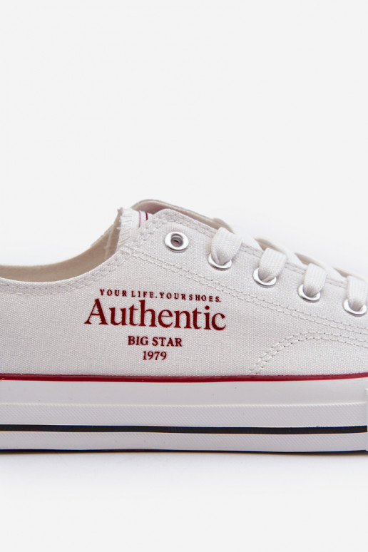 Herren-Freizeitschuhe Big Star NN174057 weiße Farbe