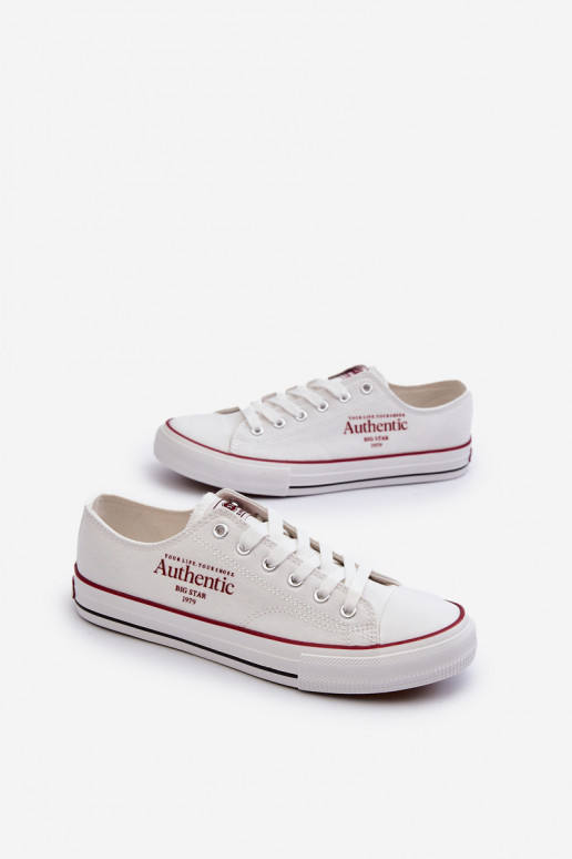 Herren-Freizeitschuhe Big Star NN174057 weiße Farbe