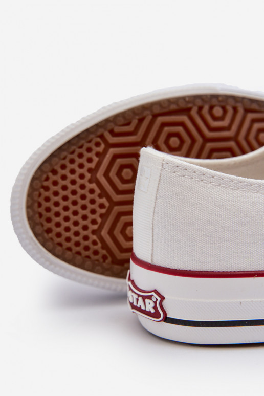 Herren-Freizeitschuhe Big Star NN174057 weiße Farbe