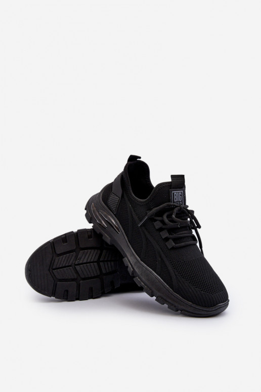 Sneakers Modell Schuhe HI-POLY SYSTEM Big Star NN174467 schwarze Farbe