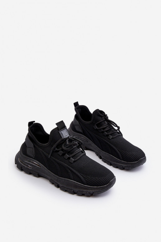 Sneakers Modell Schuhe HI-POLY SYSTEM Big Star NN174467 schwarze Farbe