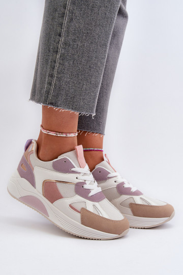 Sneakers Modellschuhe mit Plateau Lila Farbe Lenivia 2