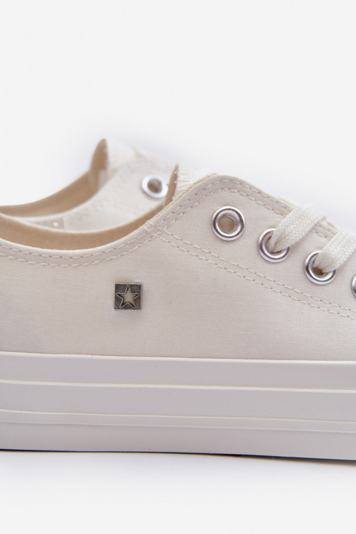 Herren-Freizeitschuhe Big Star NN174111 weiße Farbe